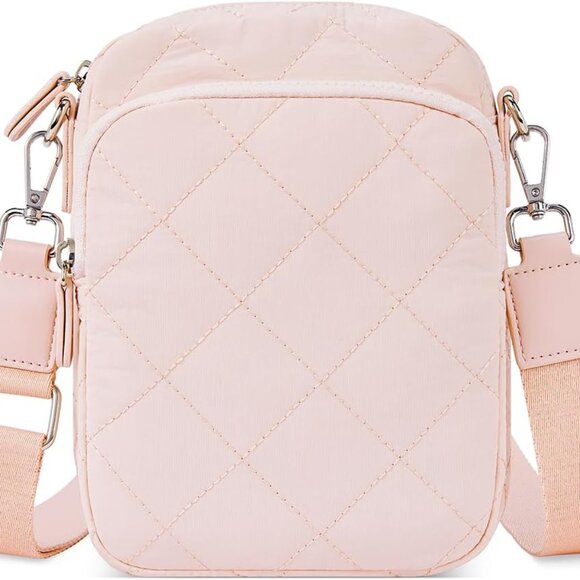 Small Quilted Crossbody Bags for Women Cell Phone Wallet Purse with Card Slots S - Picture 1 of 7